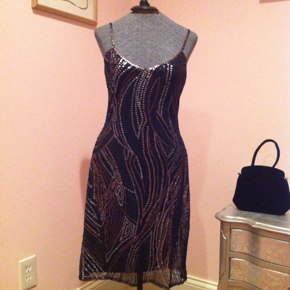 Sue Wong sequin dress